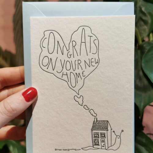 Kaart Studio Flash - New Home Snail