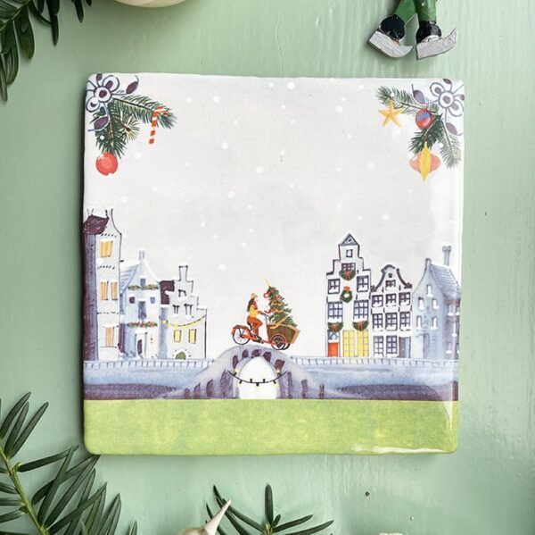 Story Tiles - Christmas tree coming through