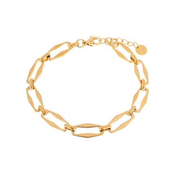 Label Kiki Armband - Zipper Gold