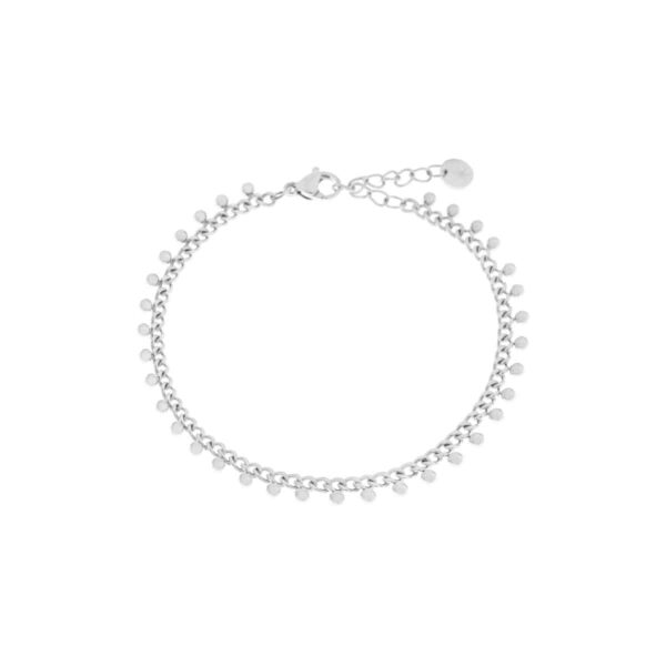 Label Kiki Armband - Baby Dots Silver