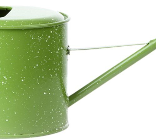 Gieter emaille look groen