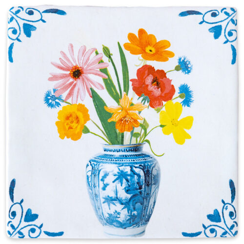 Story Tiles - A vase with love & bliss