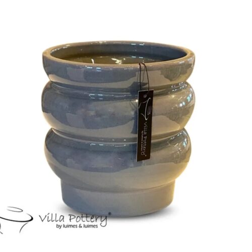 Bloempot 'Michelin' Blauw/grijs